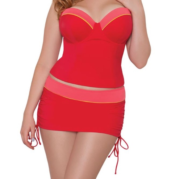 Curvy Kate adjustable swim skirt "Bon Voyage" - Picture 2 of 6